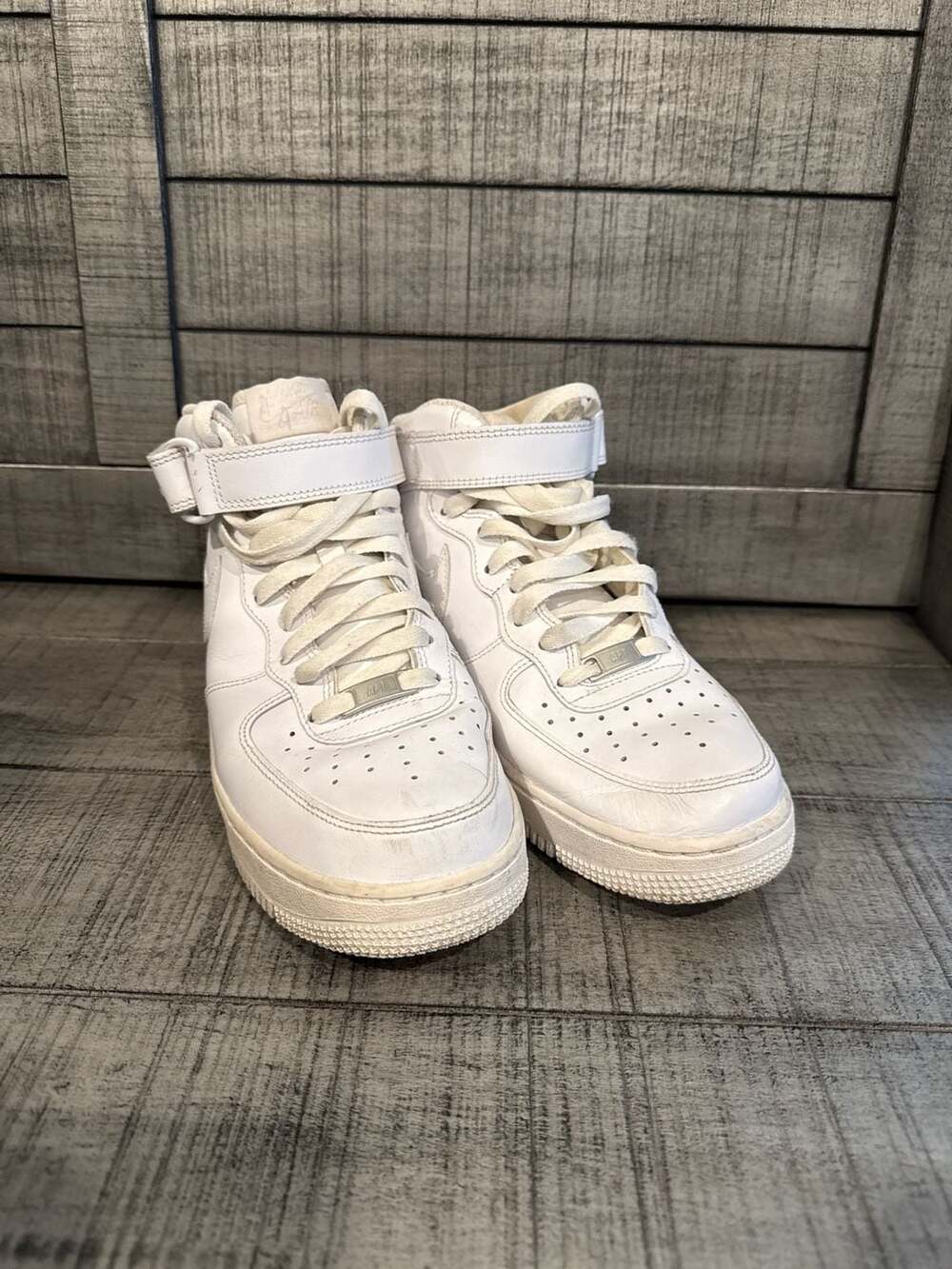 Nike Air Force 1 Mid 07 'Triple White' Sneaker Men’s 8.5
